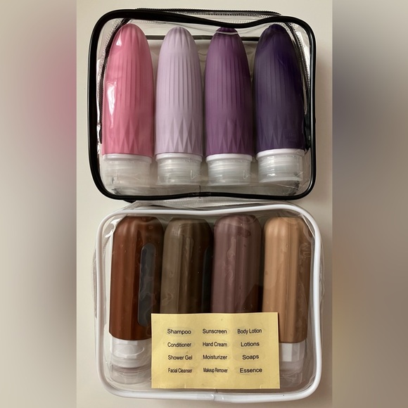 Travel Bottles for Toiletries, TSA Approved 3oz Travel Size Container Leak Proof - Picture 1 of 6